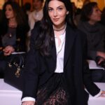 Razane Jammal Instagram - First appearance as the One Dior Ambassador for the Middle East at the #DiorCouture Show by @mariagraziachiuri wearing the new “Lady D-Sire” bag 🖤 Photos @patricksawaya Stylist @farahmounzer Makeup @auroregautier_mua @diorbeauty Hair @cyrilhair Management @kareemsamy @mad_solutions