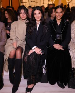 Razane Jammal Instagram - First appearance as the One Dior Ambassador for the Middle East at the #DiorCouture Show by @mariagraziachiuri wearing the new “Lady D-Sire” bag 🖤 Photos @patricksawaya Stylist @farahmounzer Makeup @auroregautier_mua @diorbeauty Hair @cyrilhair Management @kareemsamy @mad_solutions