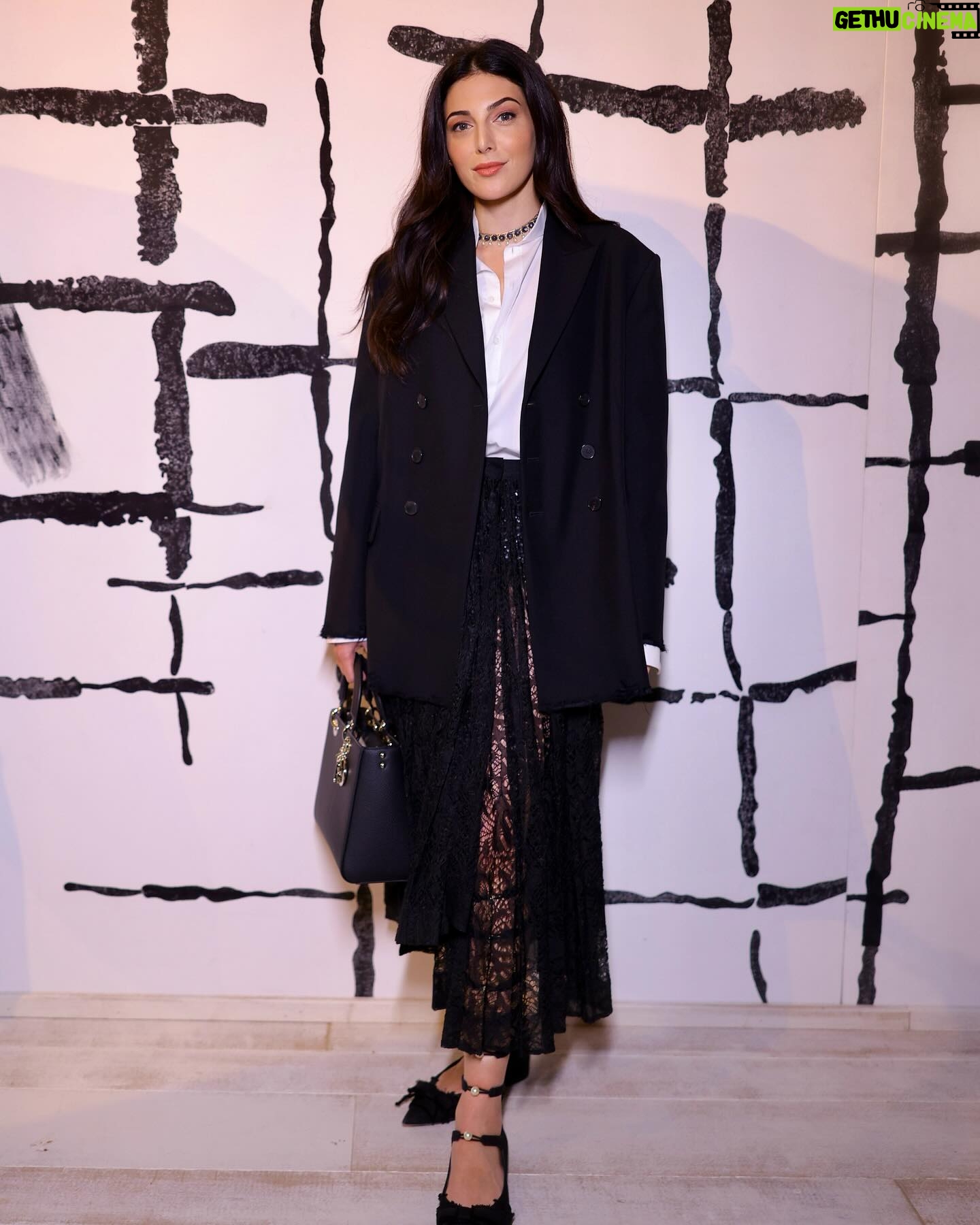 Razane Jammal - 47.5K Likes - First appearance as the One Dior Ambassador for the Middle East at the #DiorCouture Show by @mariagraziachiuri wearing the new “Lady D-Sire” bag 🖤
Photos @patricksawaya
Stylist @farahmounzer
Makeup @auroregautier_mua @diorbeauty
Hair @cyrilhair
Management @kareemsamy @mad_solutions