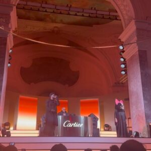 Razane Jammal Instagram - Because all the good things come in three.. Thank you @cartier for an incredible evening, it was nothing short of thunderclouds #CartierTrinity #trinity100celebration #styledbyced