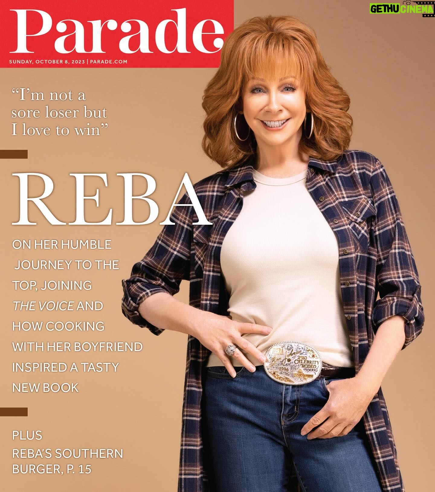 Reba McEntire Instagram - No one can deny that @Reba is a country icon. She became a star on the hit WB sitcom, 'Reba.' And because she loves trying new things, McEntire just started her run as a red chair-swiveling coach on @nbcthevoice along with #GwenStefani, #JohnLegend and #NiallHoran. In an exclusive interview at our link in bio, #rebamcentire shares her rags-to-riches journey, joining 'The Voice' and how COVID inspired her to write an entertaining book, Not That Fancy, with her beau. #NotThatFancy