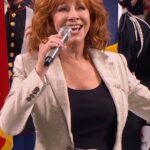 Reba McEntire Instagram - Reba McEntire performs the Star Spangled Banner.