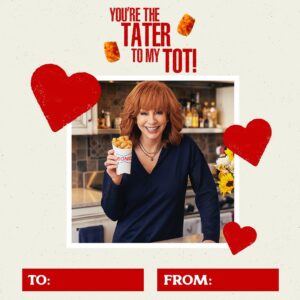 Reba McEntire Instagram - Y’all are the tater to my tot! Share these cards with your special someone today. Happy Valentine’s Day! 💕