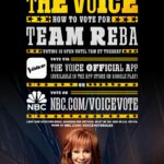 Reba McEntire Instagram - Here we go! #TeamReba is ready to take the stage 🌟 Vote, vote, vote!