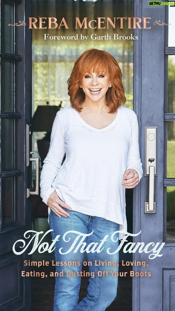 Reba McEntire Instagram - My new book, #NotThatFancy, is officially here! Grab your copy to learn about my years growing up on the ranch in Oklahoma, important life lessons, my favorite recipes, and SO much more. I can’t wait to hear what y’all think! Order your copy at the link in bio!