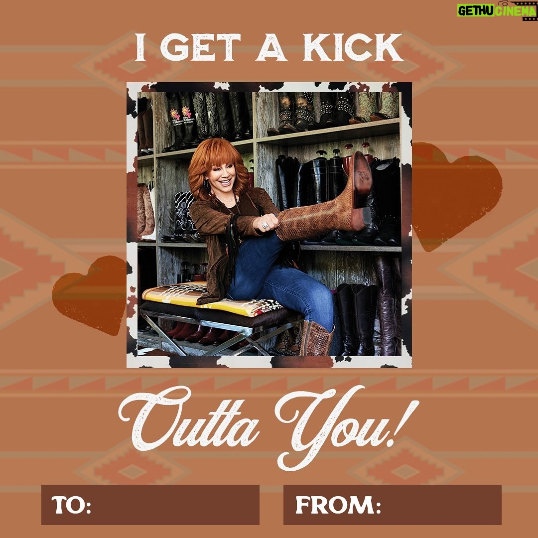 Reba McEntire - 30.3K Likes - Y’all are the tater to my tot! Share these cards with your special someone today. Happy Valentine’s Day! 💕