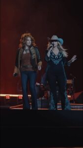 Reba McEntire Instagram - Bad Ass Sisters performing “Fancy” at @stagecoach 💃❤️🔥 🎥 @jeffjohnsonimages