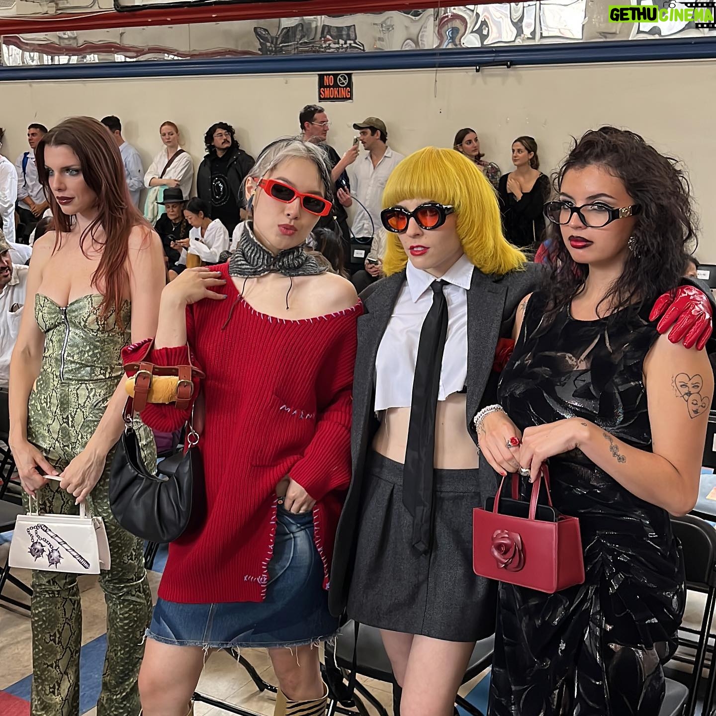 Rebecca Black Instagram - nyfw…..thank u for ur big demon vibes. back to the music