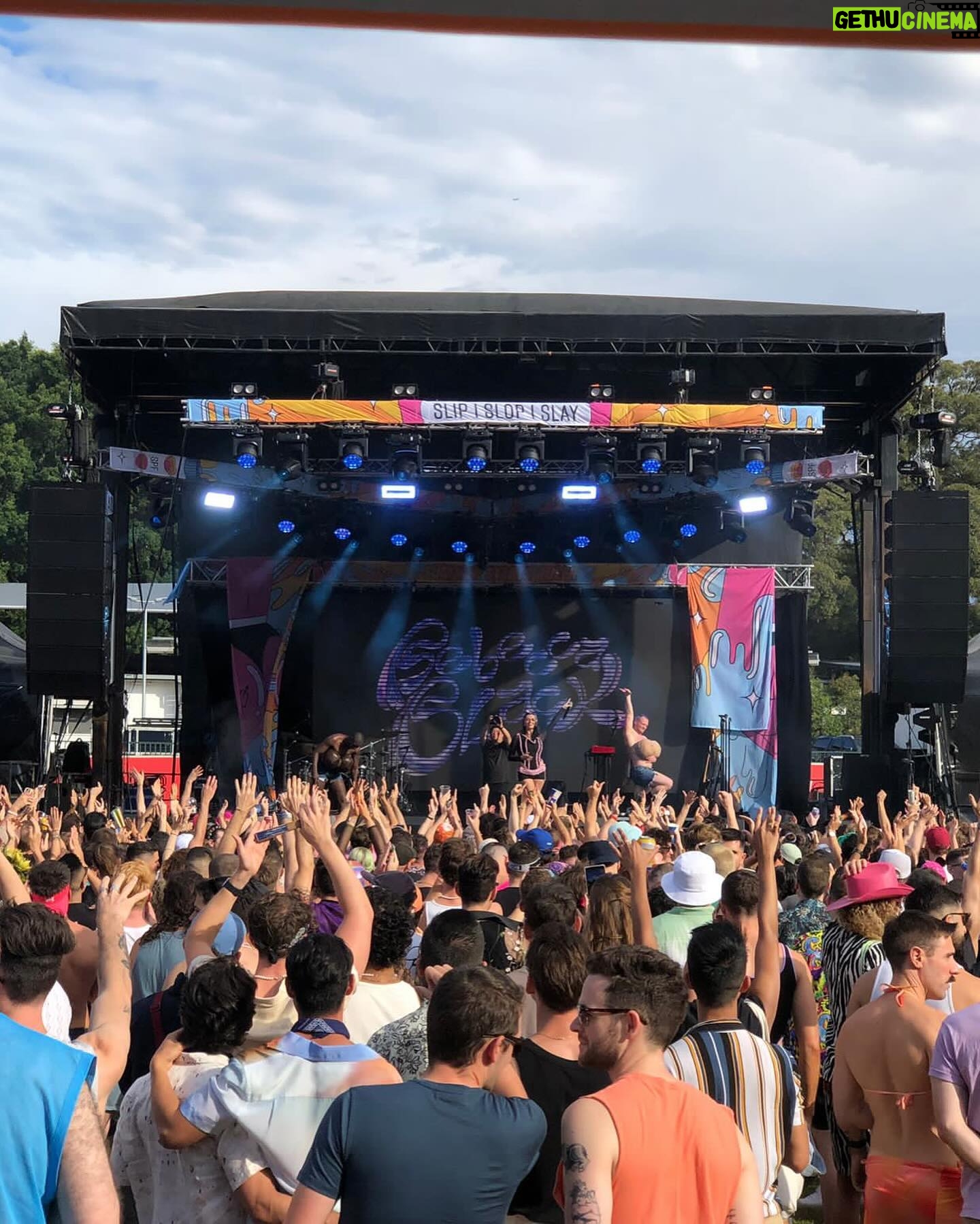 Rebecca Black Instagram - perfect wrap on the let her burn tour in sydney and 2023 🥹 thank you aus, and to everyone else who came out to a show and streamed the album this year!!!! there was a time in my life i thought this would be truly fucking impossible for me. my god i’m lucky, i’m eternally indebted to all of u. the titties and chainsaw deserve a rest, now back home to finish RB2… this show, let alone this year wouldn’t have been possible without the most cool as hell, talented and hardworking crew @kcon101 anton, @richysquirrel @malloryhenley @chrlesnchrge @ianj_mckenzie @cjjensen05 @ben_hobbs @theyneedacrane @andrewcrosbiesound @bibes87 @hodgepodge_creative adam mcnally, @thebeehive_la @julietteontheinternet @frazescreative @blacklanterncreative see u in 2024