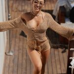 Rebecca Chen Instagram - @FashionNova 1,2 3 or 4? 🌊 🔍 Out All Summer Crotchet Cover Up Set - Taupe