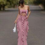 Rebecca Chen Instagram – @FashionNova 1 , 2 or 3? 

🔎 Love Affair Skirt Set – Mauve