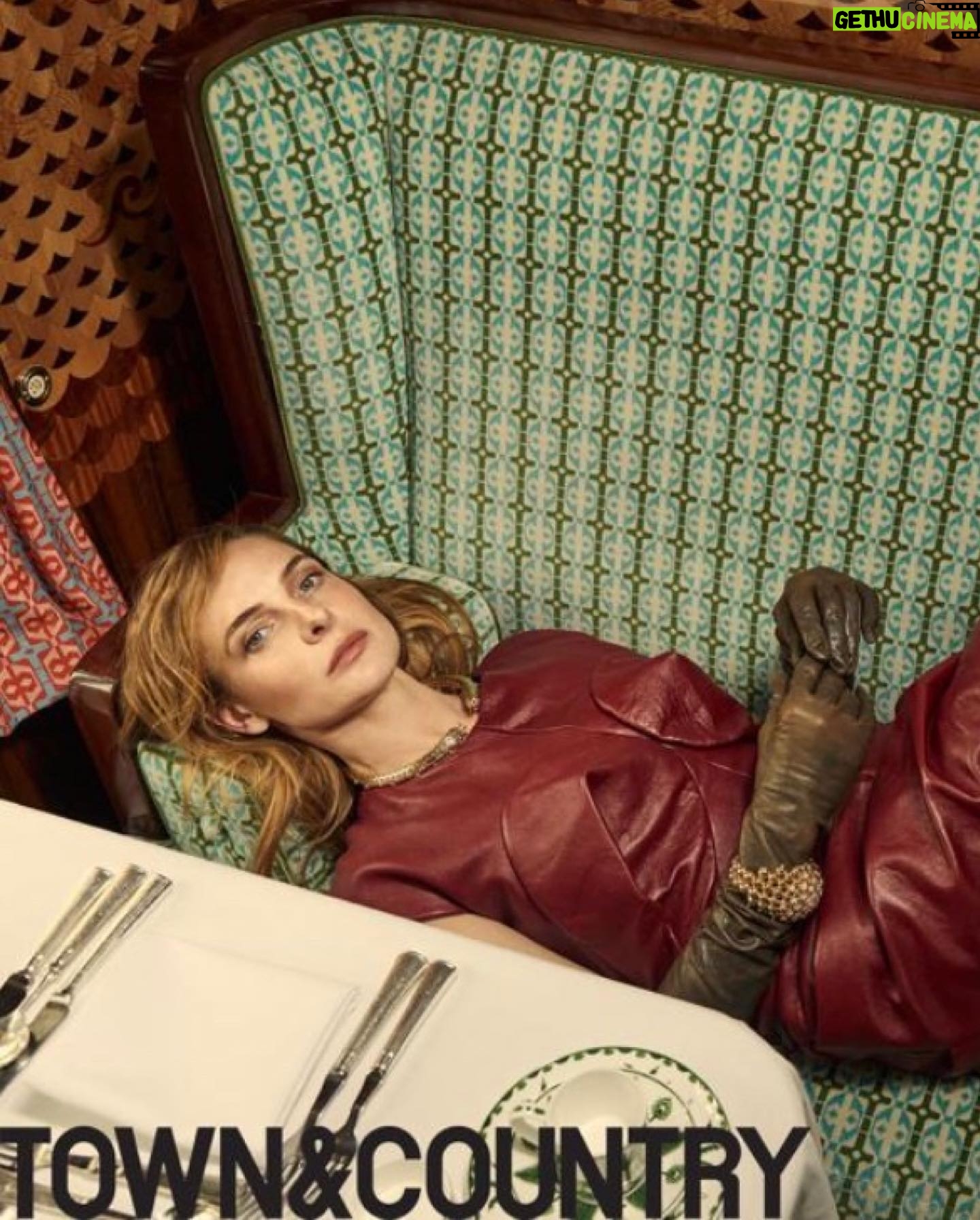 Rebecca Ferguson Instagram - Thank you @townandcountrymag Photo: @lucbraquet Stylist: @karenclarkson Hair: @jillianhalouska Makeup: #emmalovellmakeup Manicure: @michelleclassnails #missionimpossible #dune #duneparttwo
