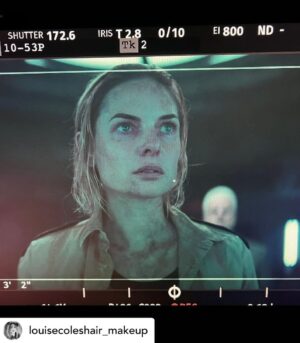 Rebecca Ferguson Instagram - Becoming Juliette thanks to my wonderful incredible @louisecoleshair_makeup… What a journey! Xxx

Regram • @louisecoleshair_makeup Creating Juliette’s look was a collaborative process. I made mood boards for each element: hair style, cut/colour, tattoo shapes, make-up. 

Her look needed to be practical and show her journey. We mapped out her body scars, different ages, time spent working in mechanical. Her hair is a deliberate departure from her look as a child. Taking it short and lifting the colour, in keeping with the experimental use of chemicals in the Down Deep. 

Her Tattoo’s were the most enjoyable part of the process. We went through a few options. The line tattoo’s on her wrist and fingers are representative of rings and a bracelet and are a symbol of her young friendship with Shirley, they have the same. The big arm tattoo was very much a collaboration with @rebecca_ferguson , we both had a similar idea and ultimately drew the shape to fit Rebecca’s arm/Biscep. The weaving lines symbolising Rope/Wire and her working with machinery.

I accidentally came up with her hair style, the double up look was something that happened last minute in a fitting to get her hair back. We loved it and it became her style. 

Tattoos printed by @tattooednow 
Hair colour: @jayjaygrayesq 
Scars: stock bondo scars from @kristyan_mallett 

Hair and Make-up by me 
Assisted/set cover by @gigidey89 @toniamia 

Skin Prep: cryo sculpting globes @skin.111 
CEO serum @sundayriley (this is the secret to her glowing skin) 

Makeup:
@glossier skin tint 
@glossier stretch concealer 
@suqqu_official brow pen 
@glossier boy brow clear 
@pixibeauty gel on lids 
@surratt eyelash curlers 
@milkmakeup contour
@susannekaufmann_ lip balm 
@lemaquillagepro cheryl Mitchel dirt palette
@skinillustratorofficial dirt and complexion palettes 

Hair products: 
@sammcknight1 cool girl 
@avedacoventgarden Confixor 
@layriteofficial 

Costume Design: Charlotte Morris
📷 @rekhagarton 

#silo #juliette #rebeccaferguson #hairandmakeup #appletv