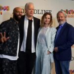 Rebecca Ferguson Instagram - Life outside the #silo #deadlinecontenders Content: @sara_wehrheim | @morehearsay Hair: @marktownsend1 Makeup: @emilychengmakeup Stylist: @tomeerebout
