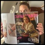 Rebecca Ferguson Instagram - @simonpegg best view over fab Mag! #lovingmyselfbutlovethispizzaeatingfacemore