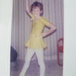Rebecca Mader Instagram - #tbt to when I played a Daffodil in a School play. Nice sewing skills Mum! #nailedit 💚🌼