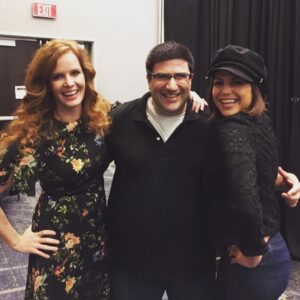 Rebecca Mader Instagram - SUNDAY FUNDAY!! Hanging out with my Sis' @lparrilla and @adamhorowitzla and all the magical #evilregals #mypretties & #oncers Perfect Sunday if you ask me! @creationent #ouatburbank 💚❤️👯🙎🏻‍♂️
