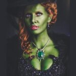 Rebecca Mader Instagram - #tbt Missing this witch today 💚 📸 @vfxsup #onceuponatime #zelena #wickedalwayswins 🔥