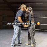 Rebecca Victoria Hardy Instagram - Nvm the match in the background 💀 #wrestling #wwe #coupletrend #couplelove #househardy