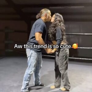 Rebecca Victoria Hardy Instagram - Nvm the match in the background 💀 #wrestling #wwe #coupletrend #couplelove #househardy