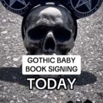 Rebecca Victoria Hardy Instagram - Book signing 3-5PM see you there ! 🖤🦇🕸️ #anaheim #goth #blackcraft #gothicbaby #alt #batsday