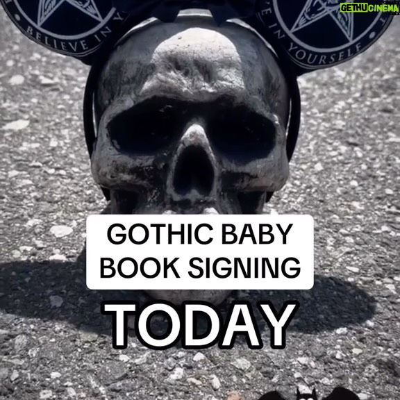 Rebecca Victoria Hardy Instagram - Book signing 3-5PM see you there ! π€π¦πΈοΈ #anaheim #goth #blackcraft #gothicbaby #alt #batsday