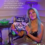 Rebecca Victoria Hardy Instagram - Link on my page 🖤🦇🕸️ #gothicbaby #gothbaby #childrensbook #goth