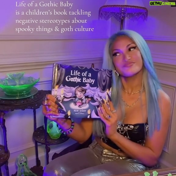 Rebecca Victoria Hardy Instagram - Link on my page π€π¦πΈοΈ #gothicbaby #gothbaby #childrensbook #goth