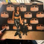 Rebecca Victoria Hardy Instagram - Busy weekend at #wrestlecon for House Hardy & Gothic Baby 🖤🦇🕸️ #househardy #gothicbaby #wrestling #wwe