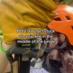 Rebecca Victoria Hardy Instagram - My back was turned so I thought this was how I was going out 💀 #zipline #puertorico #fail