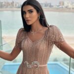 Reem Samy Instagram - Shooting #ماما_غنيمة Styled by my favourite @nabilajadallah Dress @labourjoisie @sharbel_azar Make up @ana.artista Jewellery @alkandaryjewellery #behindthescenes#series#kuwait