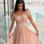 Reem Samy Instagram - Shooting #ماما_غنيمة Styled by my favourite @nabilajadallah Dress @labourjoisie @sharbel_azar Make up @ana.artista Jewellery @alkandaryjewellery #behindthescenes#series#kuwait