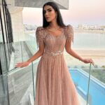 Reem Samy Instagram - Shooting #ماما_غنيمة Styled by my favourite @nabilajadallah Dress @labourjoisie @sharbel_azar Make up @ana.artista Jewellery @alkandaryjewellery #behindthescenes#series#kuwait