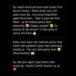Reen Rahim Instagram - Alhamdulillah..syukur…Jemput slide Makin ramai pengguna @reenrahimhygienewashhq hari2 ade @real_feedback_of_customers alhamdulillah. Dan kami ade di seluruh MALAYSIA SABAH SARAWAK SINGAPORE 🇸🇬 & BURNIE🇧🇳 ⬇️⬇️⬇️