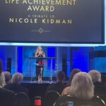 Reese Witherspoon Instagram – What an incredible evening celebrating the legendary career of @nicolekidman for @americanfilminstitute ! It was incredible watching and remembering all of her amazing performances: Dead Calm, Moulin Rouge, To Die For, Cold Mountain, Big Little Lies… just to name a few of my favorites.🤩 Nicole, you are a once-in-a-lifetime talent and I’m so proud to be your partner, friend, and sister in this life. I love you ! 💕