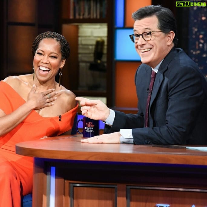 Regina King Instagram - Good Times on @colbertlateshow tonight. Talking about @bealestreet in theaters now