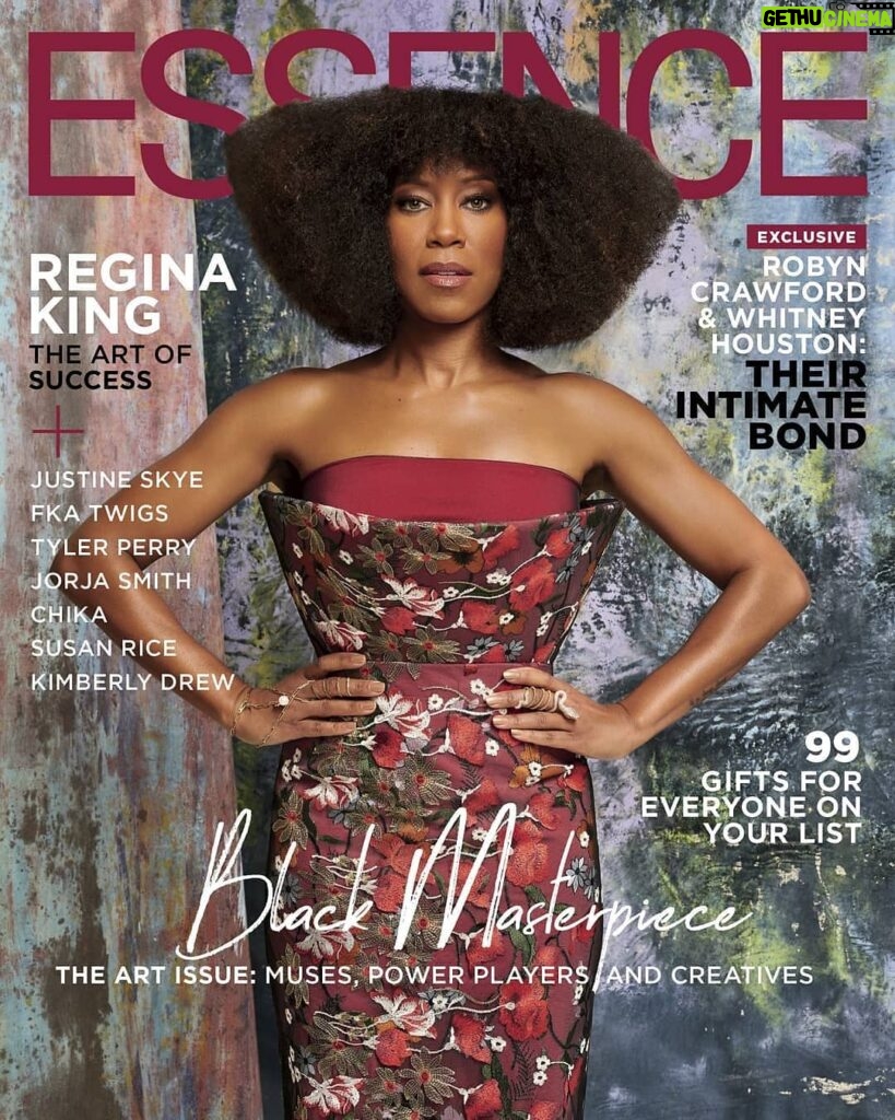 Regina King Instagram - Thank you @essence for including me in your #BlackMasterpiece issue. Photographed by my cousin @jdthecombo & interview with my Sisterfriend @reginarrobertson Glam Slam @waymanandmicah @makeupbylatrice @larryjarahsims @jackiecocolee