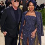 Regina King Instagram - Feeling “Bossy” in @michaelkors ode to American suiting. Thank you to the team! #metgala @waymanandmicah @larryjarahsims @oslynholder @misspopnails @patmcgrathreal @harrywinston