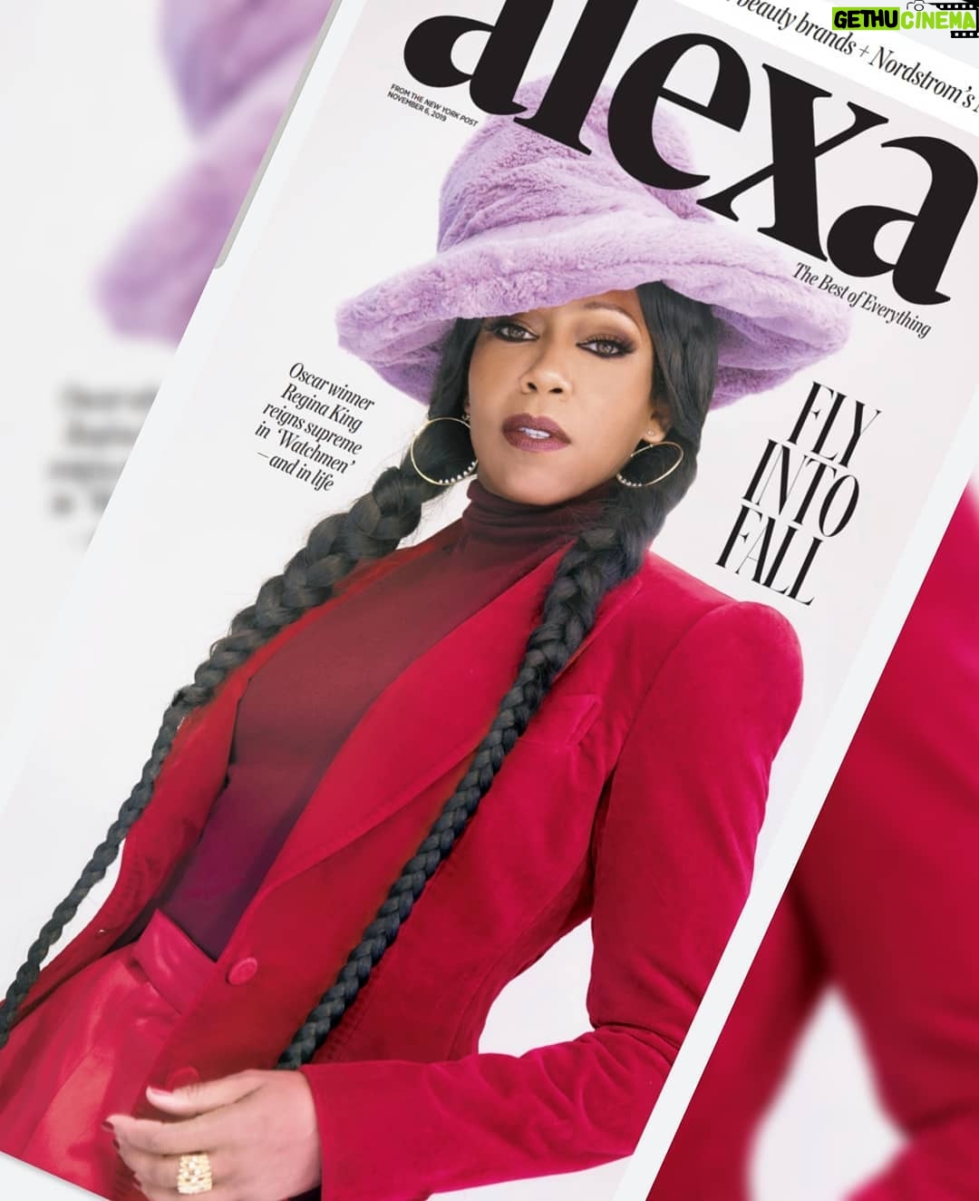 Regina King Instagram - Let's ride ide ide ide ide ide... Thank you@alexa_nypost @harpersmithphoto @anahitaglitters @touched_by_tiff @oslynholder @tcooperbeauty @sarafstewart We had too much fun!!! #WatchmenHBO Story in bio