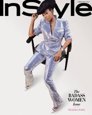 Regina King Instagram - With everything happening yesterday I totally forgot to thank @instylemagazine  We had so much fun with all the looks. Link in bio
Photographed by @christian__cody
Written by @hunterh 
Styled by @waymanandmicah
Hair by @larryjarahsims
Makeup by @makeupbylatrice