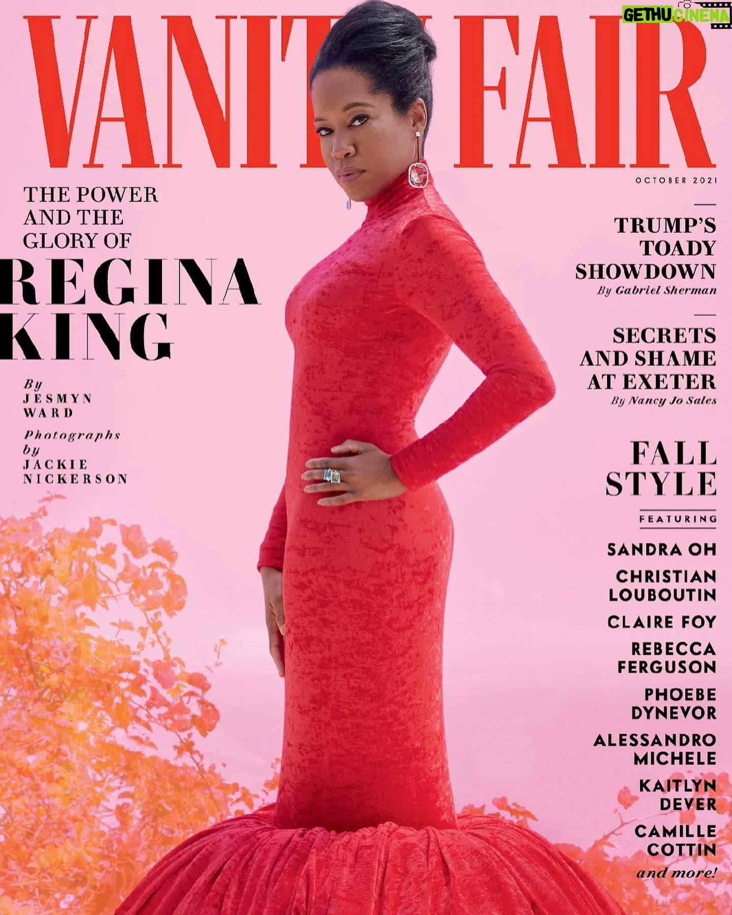 Regina King Instagram - @vanityfair @radhikajones @jesmynward @jackie_nickerson @larryjarahsims @porschefabulous @chapoteau Stank Y’all 💋