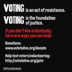 Regina King Instagram - "#AllEyesOnKentucky On Tuesday in Louisville, where Breonna Taylor was killed, 600,000 registered voters will have only one polling place to vote. Help to protect the vote. *swipe left* Help to keep #AllEyesOnKentucky
