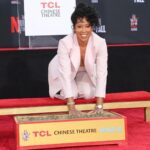 Regina King Instagram - Soooo this happened yesterday. Hollywood Hand and Footprint ceremony! Wow what a moment. To be cemented forever in the city where I was born and bred was a surreal and emotional moment surrounded by family and friends. Thank you Netflix! Thank you TCL theatre! Filled with so much gratitude 🙌🏾👣