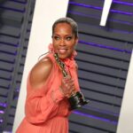 Regina King Instagram - Everyone's outpouring of joy has tickled my heart and it can't stop giggling🤗💜 I have to thank the glamizons @oscardelarenta @moniquelhuillier @louboutinworld @stuartweitzman @chopard @ireneneuwirth @arconalosangeles @kohgendo @frenchieswoodbury @waymanandmicah @makeupbylatrice @queen_philonese @iamnakoya @raegetter62 Thank you @theacademy !!! #bealestreet