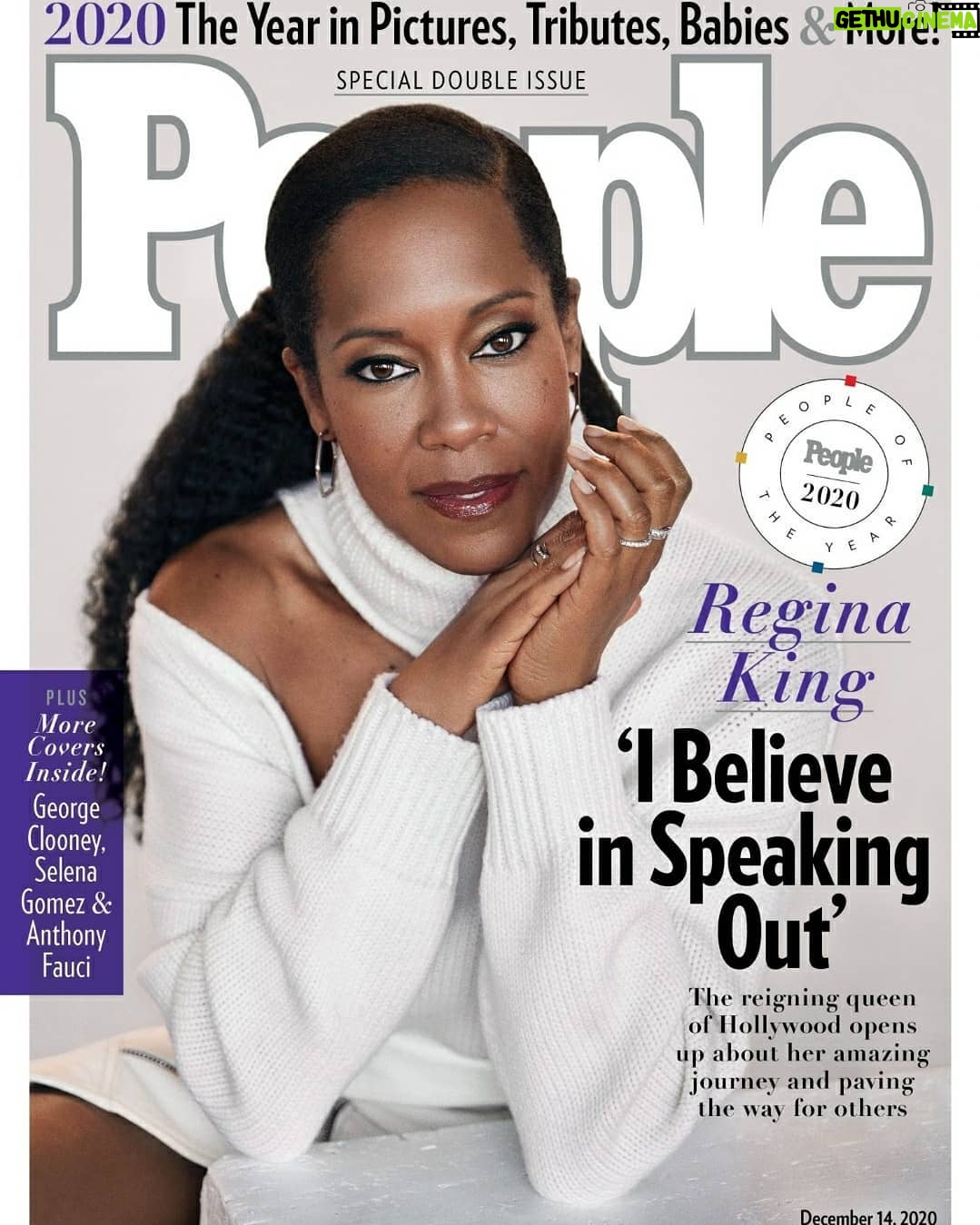 Regina King Instagram - Humbled to be included in @people 2020 people of the year. I am grateful for the honor and even more grateful for the people that motivate & inspire me to be better. Shout out to @charcharcasey & @thereal_tamika for holding it down. On stands Friday