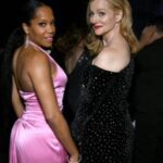Regina King Instagram – Flashback to my 1st Tonys
-Look mama…I’m at the Tonys!!!
-Glam Squad got me pretty in pink
-When 4 fly people have to take a pic
-Officer Tang & Detective Adams reunite #Southland
-Bebe is l👀kin good! Whatchoo on…that Keto diet??
-Laura and I are about to hit that stage and were feeling cute. So we give’m that over the shoulder smirk
-And the winner is…Bryan Cranston!!! Alright B-fly let’s give it to ’em in this Prada
#TonyAwards2019