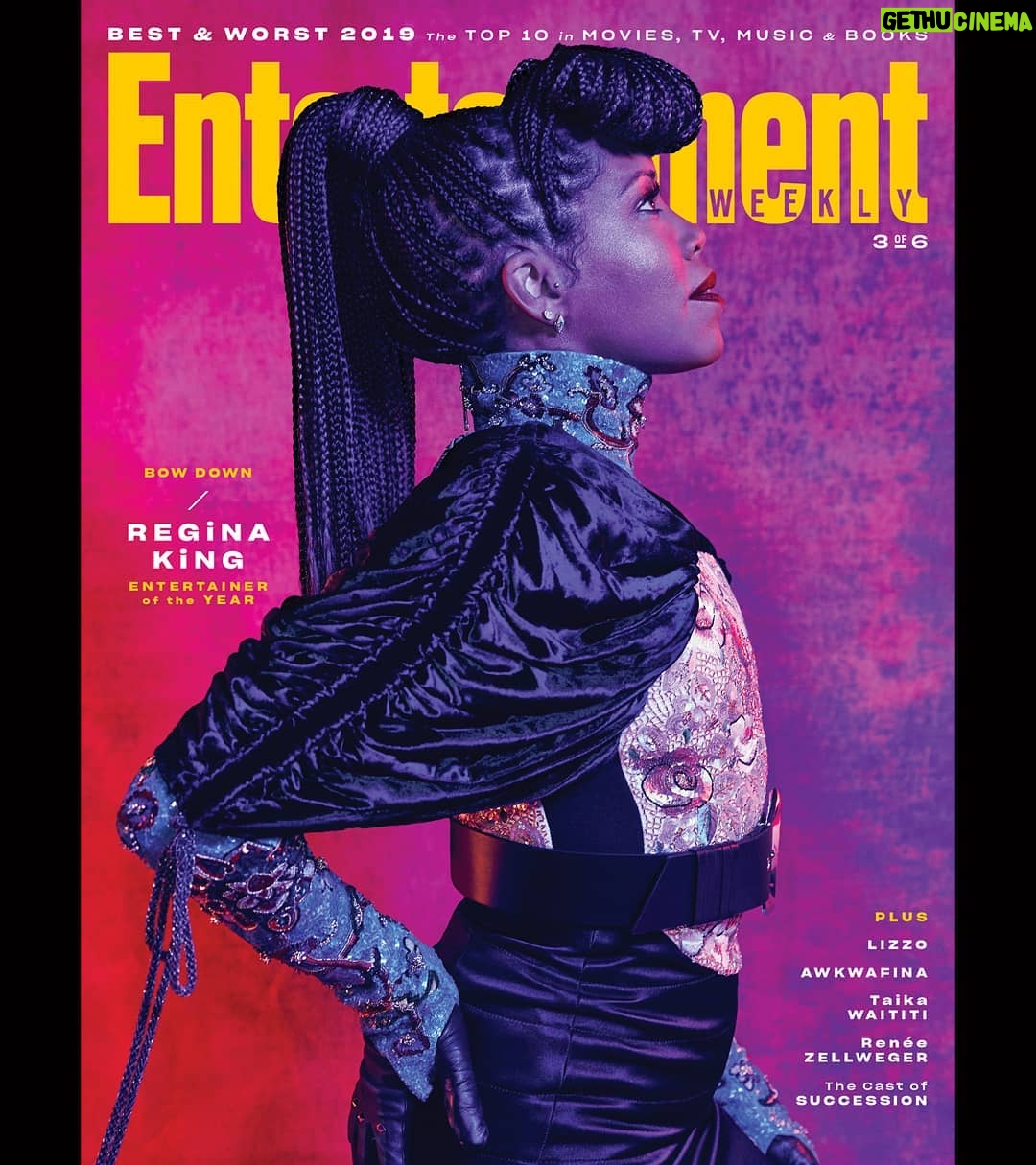 Regina King Instagram - So thrilled to be included in @entertainmentweekly #EntertainersOfTheYear 2019 Big shout out to the team @waymanandmicah @makeupbylatrice @yvetteshelton100 @mikeyliotta @jlmre Photo cred: @jamesmacari Link in bio