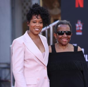 Regina King Instagram - Soooo this happened yesterday. Hollywood Hand and Footprint ceremony! Wow what a moment. To be cemented forever in the city where I was born and bred was a surreal and emotional moment surrounded by family and friends. Thank you Netflix! Thank you TCL theatre! Filled with so much gratitude 🙌🏾👣