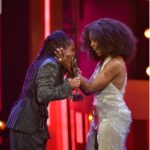 Regina King Instagram - #blackgirlsrock2019 Tonight 8/7 pm central on @bet 💜Showering love on each other💜