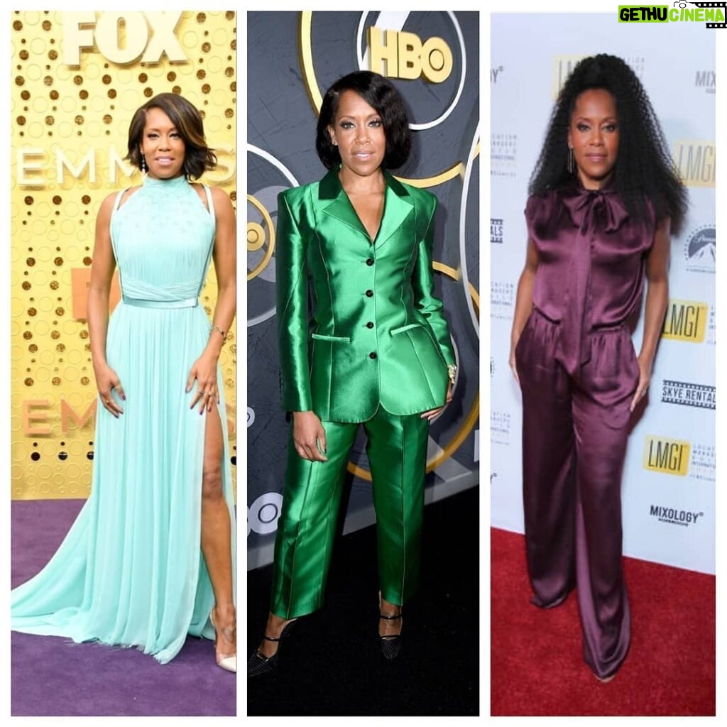 Regina King Instagram - When Glam is just showing out! 3 slays in 1 day (24 hrs) @waymanandmicah @makeupbylatrice @larryjarahsims @frenchieswoodbury